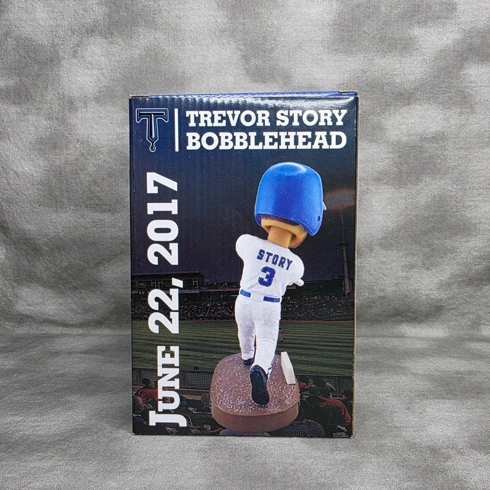 Trevor Story Bobblehead 2017 Tulsa Drillers 'Story Time' Tulsa World Baseball